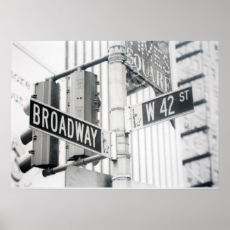 Broadway Times Square Print