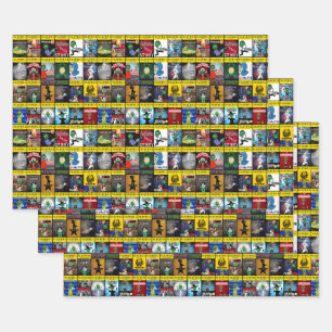 Broadway Zombie Theatre Programs Wrapping Paper Sheet