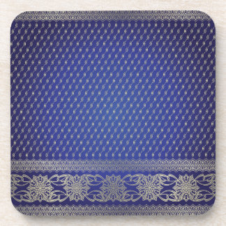 Brocade pattern coaster
