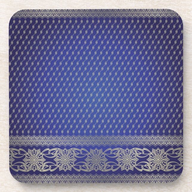 Brocade pattern coaster (Front)