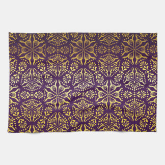 Brocade pattern kitchen towel