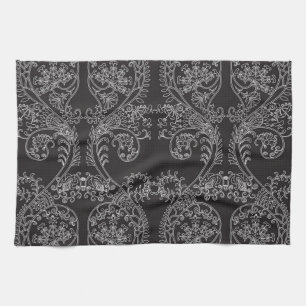 Brocade pattern kitchen towel