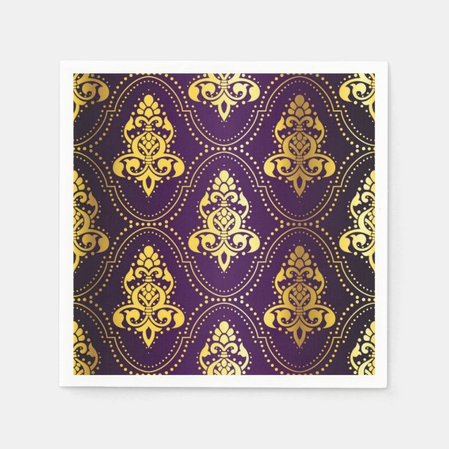 Brocade pattern napkin (Front)