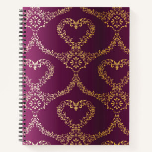 Brocade pattern notebook