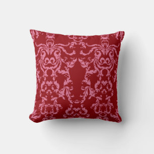 Brocade pattern throw pillow