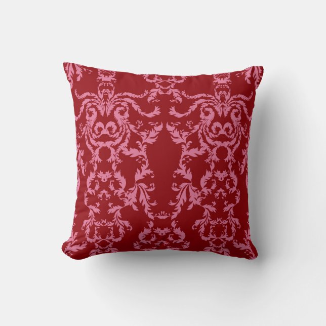Brocade pattern throw pillow (Front)