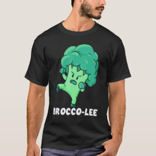 Brocco-Lee Pun Vegetable Love Broccoli Vegan Diet T-Shirt