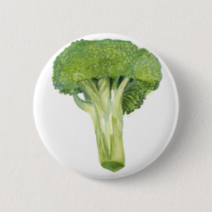 broccoli 2 inch round button