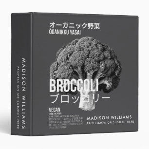 Broccoli Art Binder   Japanese Vegan Organic 