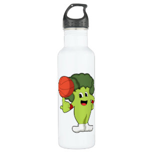 Broccoli at Basketball Sports 710 Ml Water Bottle