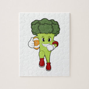 Broccoli at Football Sports Jigsaw Puzzle