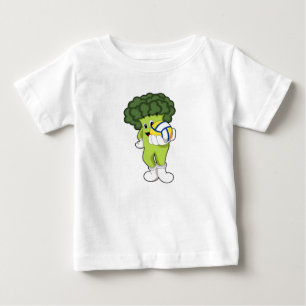 Broccoli at Volleyball Sports Baby T-Shirt