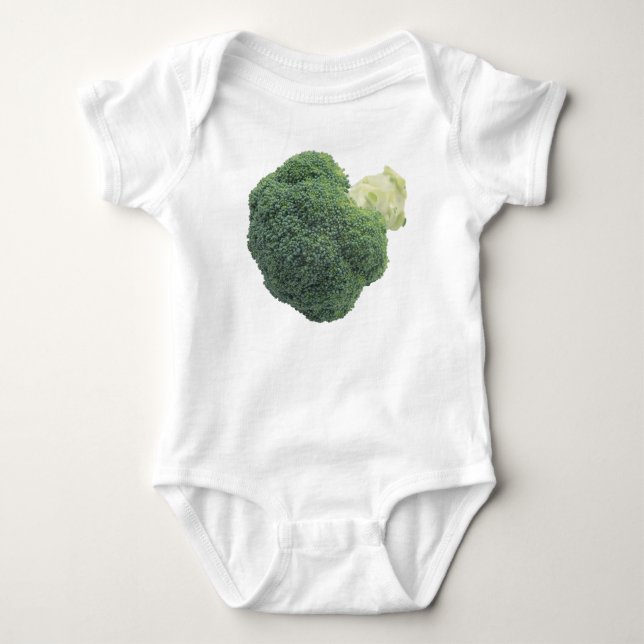 Broccoli Baby Jersey Bodysuit (Front)