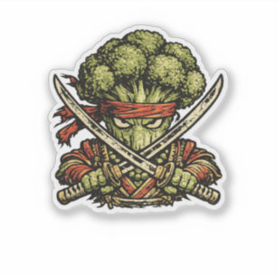 Broccoli Bushido — Funny Vegetable Samurai Warrior