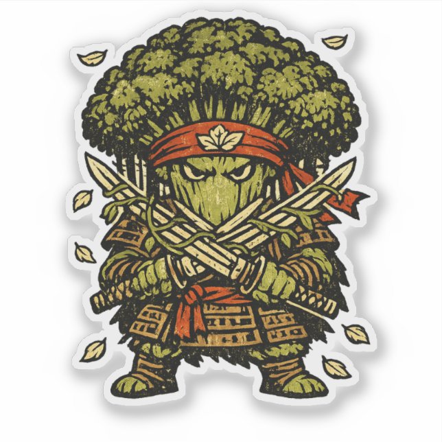 Broccoli Bushido — Protector of the Forest (Front)