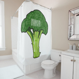 Broccoli cartoon illustration