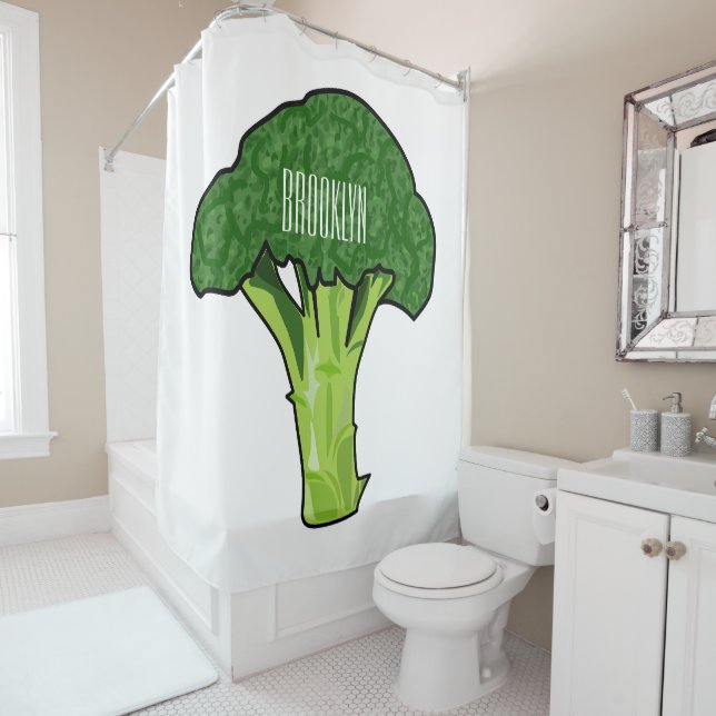 Broccoli cartoon illustration (In Situ)