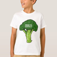 Broccoli cartoon illustration