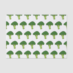 Broccoli cartoon illustration tissue paper