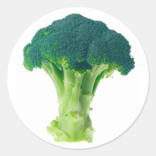 Broccoli Classic Round Sticker