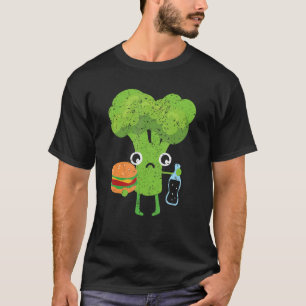 Broccoli Eater Vegan Vegetable Healthy Vegetarian T-Shirt