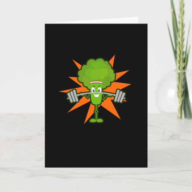 Broccoli fitness card (Front)