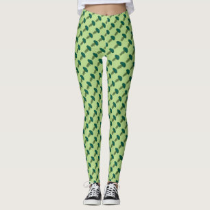 Broccoli Flexing happy tree head green vegetable Leggings