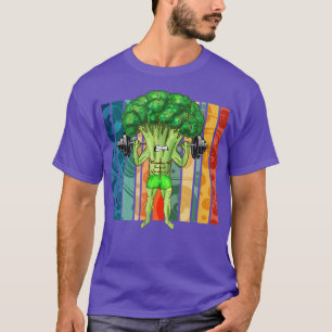Broccoli Gym Bodybuilding Powerlifting Deadlifts V T-Shirt