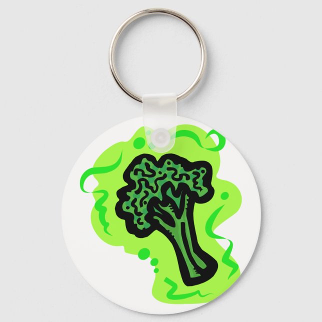 Broccoli Keychain (Front)