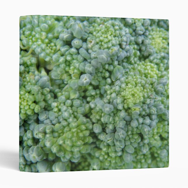 Broccoli Macro Photo Album Binder (Front/Spine)