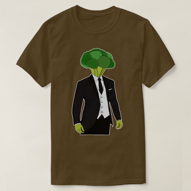 Broccoli Man T-Shirt (Design Front)