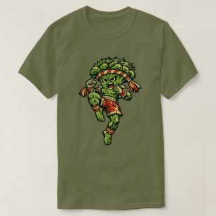 Broccoli Muay Thai — Vintage Retro Street Fighter T-Shirt