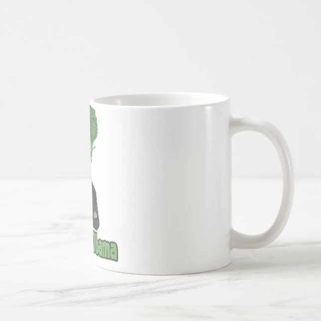 Broccoli Obama Coffee Mug (Right)