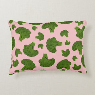 Broccoli Pattern Accent Pillow