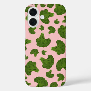 Broccoli Pattern iPhone 16 Case