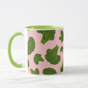 Broccoli Pattern Mug