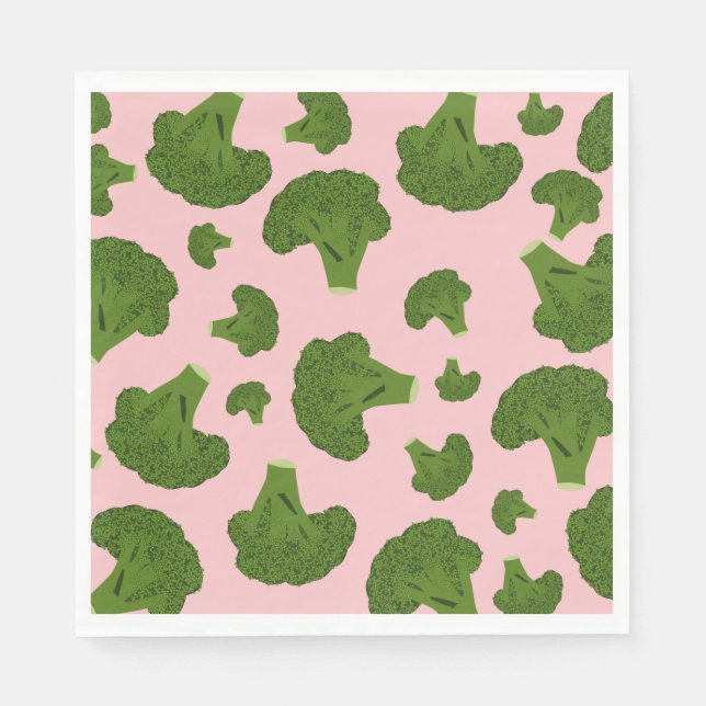 Broccoli Pattern Napkin (Front)
