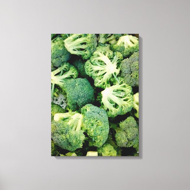 Broccoli Photo Canvas (Front)