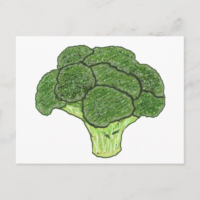 Broccoli Postcard (Front)