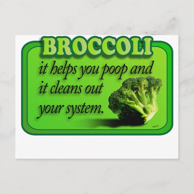 broccoli postcard (Front)