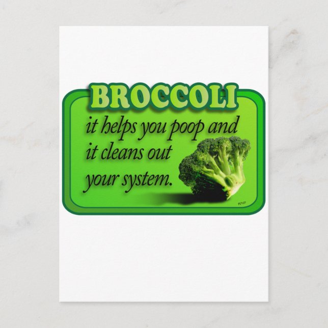 broccoli postcard (Front)