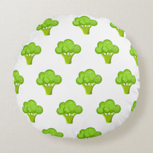 Broccoli Round Pillow