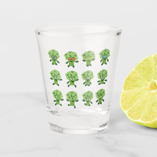 broccoli shot glass