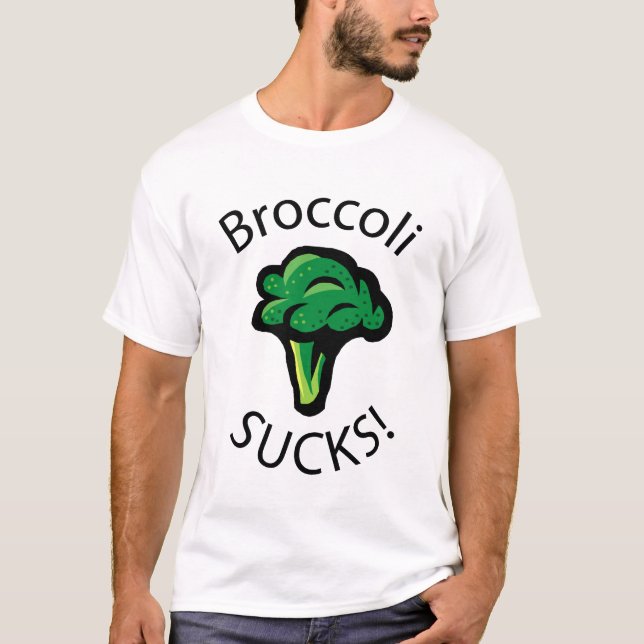 Broccoli SUCKS T-Shirt (Front)