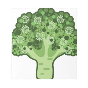 Broccoli Vector Icon Notepad