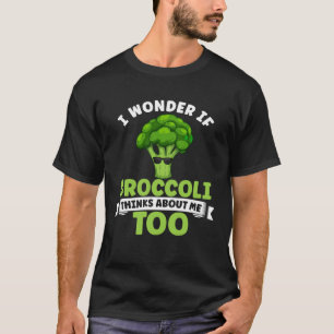 Broccoli Vegetable Vegetarian Broccoli Vegan Food T-Shirt