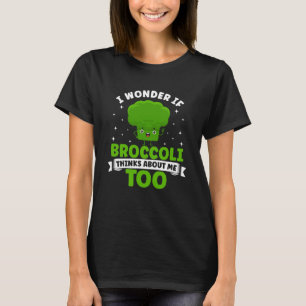 Broccoli  Vegetable Vegetarian Broccoli Vegan Food T-Shirt