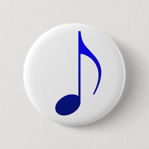 Broche (Botton) Colcheia Azul 2 Inch Round Button