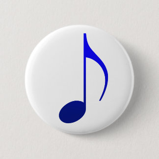 Broche (Botton) Colcheia Azul 2 Inch Round Button