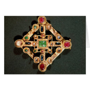 Broche sous forme de croix grecque